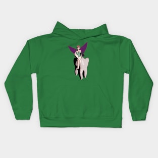 Tooth Fairy Pin Up Kids Hoodie